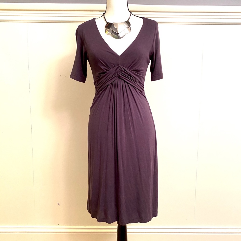 Gray rayon/spandex dress by Velvet in size M